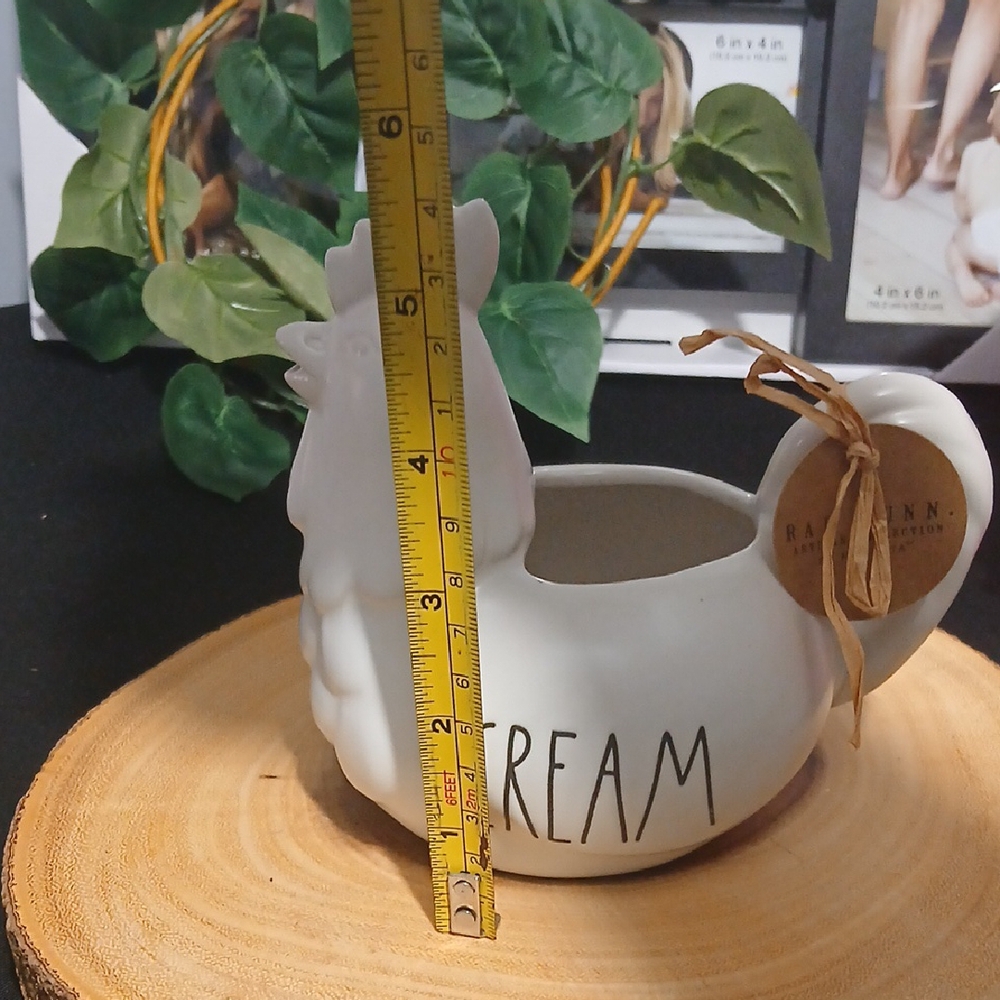 Rae Dunn Cream Chicken Pourer NWT - Picture 7 of 8